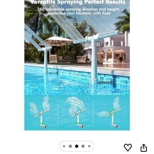 Adjustable Pool Fountain Sprayer